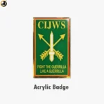 CIJWS Acrylic Badge with Pin - Image 2