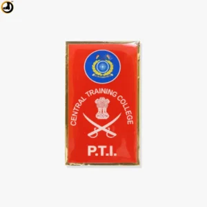 CRPF Central Training College PTI Acrylic Badge with Pin