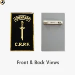 CRPF Commando Acrylic Badge with Pin - Image 3