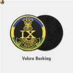 Jat Regiment Embroidery Patch with Velcro - Image 2
