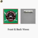 CRPF COBRA Jungle Warriors Acrylic Badge with Pin - Image 3