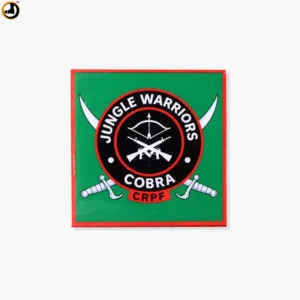 CRPF COBRA Jungle Warriors Acrylic Badge with Pin