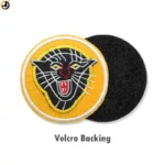 Black Cat Commando Round Embroidery Patch with Velcro - Image 2