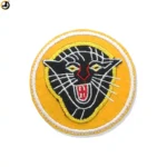 Black Cat Commando Round Embroidery Patch with Velcro