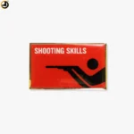 Shooting Skills Acrylic Badge with Pin