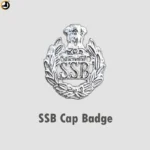 SSB Cap Badge – Silver Finish - Image 2