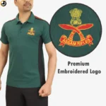 Assam Rifles Premium Polo T-Shirt with Embroidered Logo - Image 4