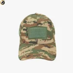 Digital Camo Tactical Cap with Triple Velcro Panels (Copy) - Image 2