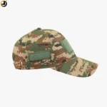 Digital Camo Tactical Cap with Triple Velcro Panels (Copy) - Image 4