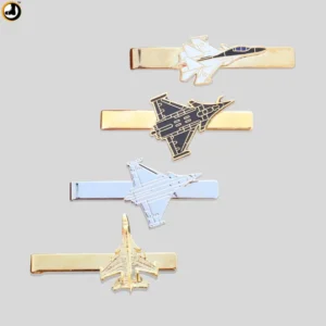 Fighter Jet Tie Pin Set – Rafale, MiG-29, Sukhoi 30 Designs
