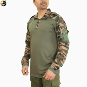 Tactical Army Digital Combat Full Sleeve T-Shirt with Velcro Panels