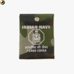Indian Navy Camo ID Card Cover with Transparent Back (Size-12.5cm X 09cm)