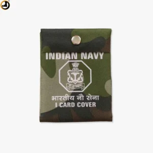 Indian Navy Camo ID Card Cover with Transparent Back (Size-12.5cm X 09cm)