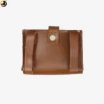 Brown Leather Cartridge Pouch for Belt - Image 3