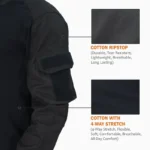 Commando MK-1 Tactical T-Shirt - Black | Camo Hill Tactical Series - Image 13