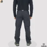 Camo Hill Black Lightweight Outdoor Trekking Cargo Pants - Image 4