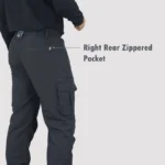 Camo Hill Black Lightweight Outdoor Trekking Cargo Pants - Image 9