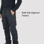 Camo Hill Black Lightweight Outdoor Trekking Cargo Pants - Image 6