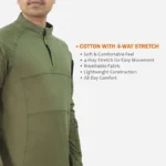 Striker MK-1 Tactical Combat T-Shirt – Olive Green | Camo Hill Tactical Series - Image 13