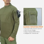 Striker MK-1 Tactical Combat T-Shirt – Olive Green | Camo Hill Tactical Series - Image 9