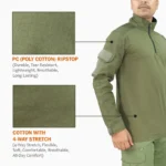 Commando MK-1 Tactical T-Shirt - Olive Green | Camo Hill Tactical Series - Image 12