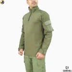 Commando MK-1 Tactical T-Shirt - Olive Green | Camo Hill Tactical Series - Image 3
