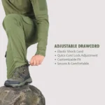 Camo Hill Olive Green Lightweight Outdoor Trekking Cargo Pants - Image 12