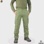 Camo Hill Olive Green Lightweight Outdoor Trekking Cargo Pants - Image 4