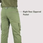 Camo Hill Olive Green Lightweight Outdoor Trekking Cargo Pants - Image 13