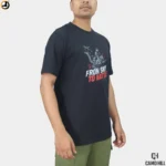 "From Sky to Battle" Military Inspired T-Shirt – Black - Image 2