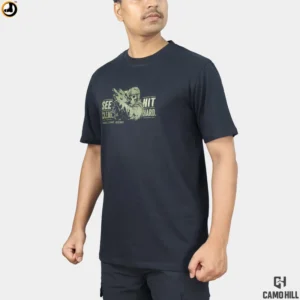"See Clear Hit Hard" Military Inspired T-Shirt – Black