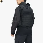 Premium Tactical Black Combat Vest with Quick-Release Buckles - Image 4
