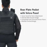 Premium Tactical Black Combat Vest with Quick-Release Buckles - Image 7