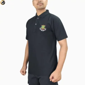 CJIWS Polo T-Shirt – Black