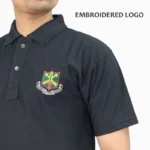 CJIWS Polo T-Shirt – Black - Image 2