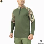 US Camo Tactical Combat T-Shirt – Olive Green | Camo Hill Tactical Series