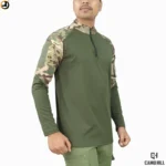 US Camo Tactical Combat T-Shirt – Olive Green | Camo Hill Tactical Series - Image 3