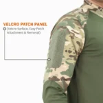 US Camo Tactical Combat T-Shirt – Olive Green | Camo Hill Tactical Series - Image 5