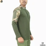 US Camo Tactical Combat T-Shirt – Olive Green | Camo Hill Tactical Series - Image 7