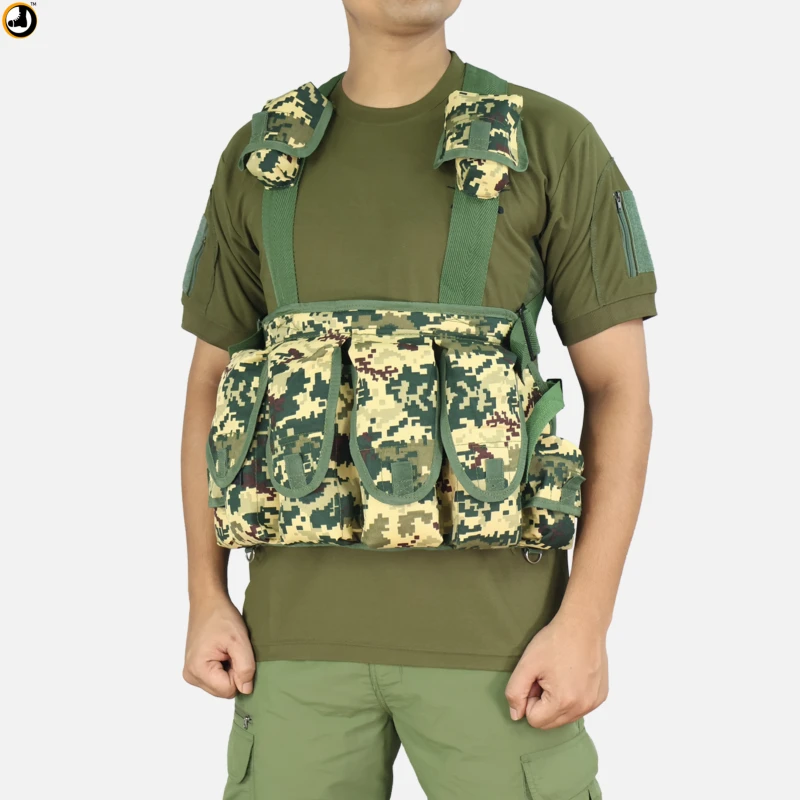 BSG NEW PATTER MANGAZINE PITHU_online army Store BSF 4 X Magazine Pouch (New Digital Print) - Image 1