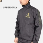 Indian Army Tracksuit (Black with Green Strips) | Upper Only - Image 2