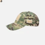 US Camo Tactical Cap with Triple Velcro Panels - Image 2