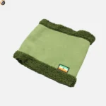 Olive Green Fleece Winter Neck Scarf - Image 2