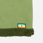Olive Green Fleece Winter Neck Scarf - Image 3